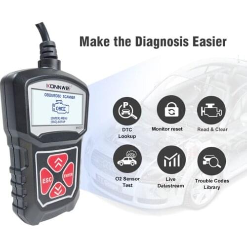 2020 Newest Professional Car Code Reader Diagnostic Scan Tool KW309 OBD2 Scanner automotive Check Engine Light Tools Mu