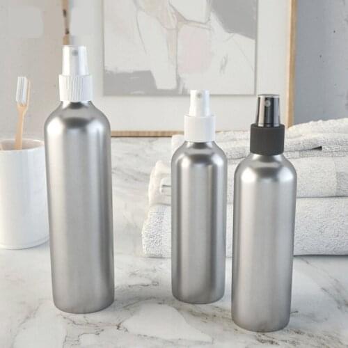 300pcs/lot 30/50/100/120/150/250ml Aluminum bottle mice spray bottle Fine Mist Aluminum Refill Bottle Spray Bottles