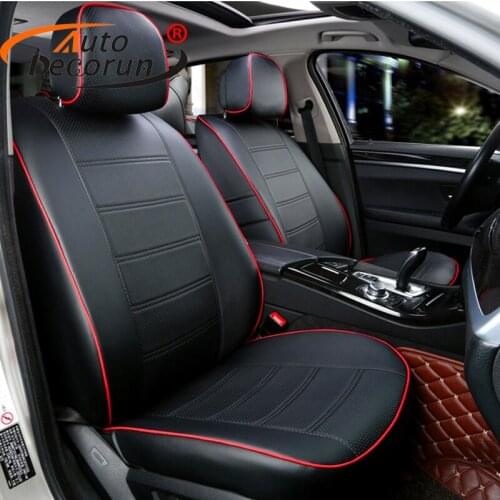 AutoDecorun custom PVC leather covers seat for BMW X6M accessories seat cover set for cars seat supports cushion cover protector