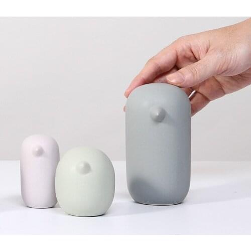 Nordic color ceramic bird home model room crafts small animal decorations window ornaments