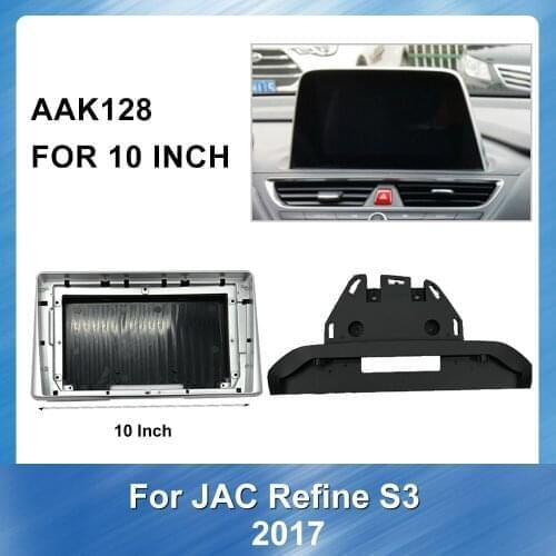 10 inch Car Fascia Frame Mount Kit Trim Panel For JAC Refine S3 2017 Panel Dash Kit Installation Frame Trim Bezel