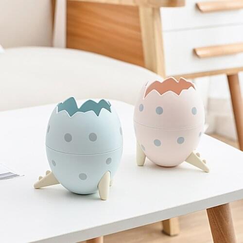 Creative Dinosaur egg shape Pen Holder Multi-function Pen Case Desktop Storage for Students Learning Stationery Supplies