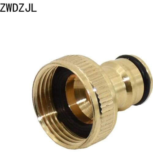 Brass tap 3/4 Female Quick Connector Washing Machine Garden water gun Quick Connect adapter 15pcs