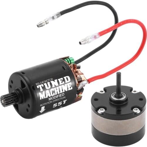 Metal 1:3 Ratio Reducer Planetary Gearbox Transmission Box With 540 55T Motor For Traxxas Hsp Redcat Tamiya Hpi Rc4wd Axial