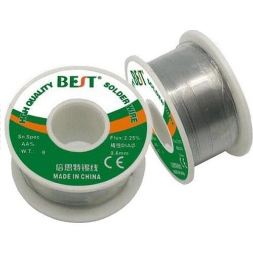 6pcs 0.3mm 0.4mm 0.5mm 0.6mm 0.8 1.0mm 100g BEST Tin Soldering Solder Wire New