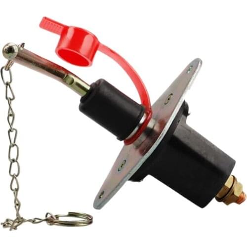 Battery Switch 12V-24V Heavy Duty Anti-Theft Chain Battery Isolator Cut Off Power Kill Switch Cutoff Killer for Car Boat
