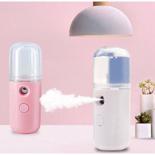 30ml Portable Facial Nano Water Replenishment Machine Cylinder Girls Women Makeup Water Mist Creat For Summer Cool Watering