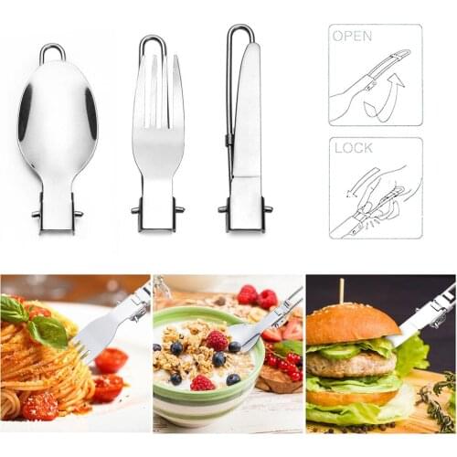 Durable Outdoor Tableware Wear-resistant Outdoor Camping Cookware Picnic Cooking Fry Pan Kettle Fork Spoon Water Cup Kit