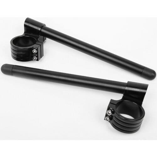 SMOK CNC Motorcycle Handlebar Raised Higher Clip Ons 33 35 37 41 43 45 46 48 50 51 53 54 MM Clip On Clamp Fork Handle Bar Moto