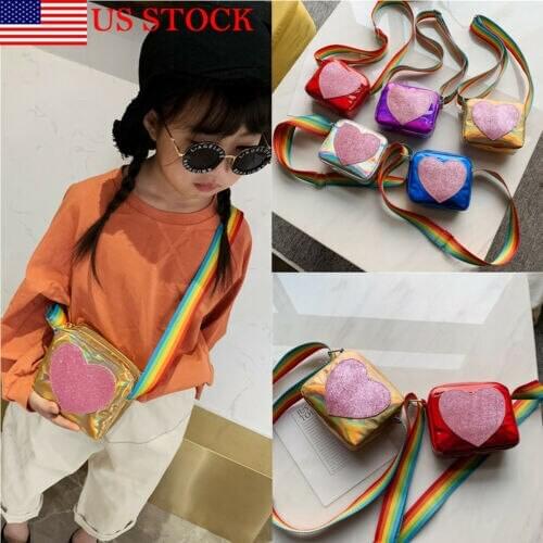 Focusnorm Fashion Sisters Matching Kids Messenger Bags Baby Girls Shoulder Bag Handbags