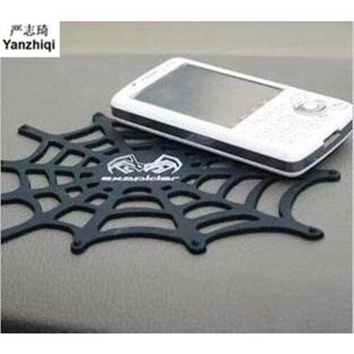 High quality Spider web mat car phone mat Car sticker Car Styling for all cars