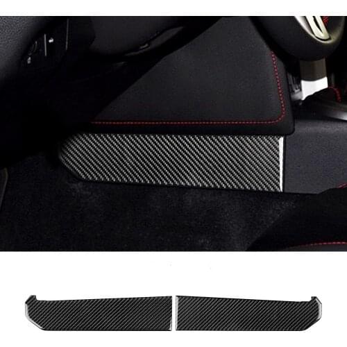 Real Carbon fiber Central Control Gear Side Cover For Subaru BRZ forToyota 86 2013-2020