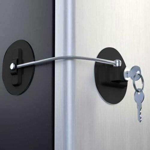 Child Safety Lock Window Refrigerator Safety Limit Lock For Drawer Door Secur Childrens Safety Limit Lock with Stainless Steel