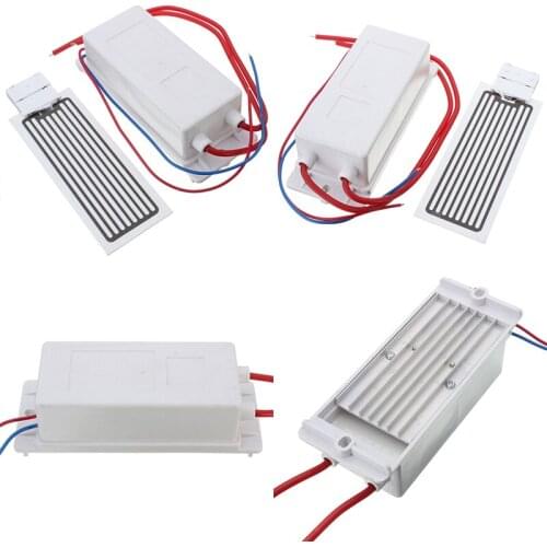 1set AC 220V 10g/h Ozone Generator + Two-sided Ceramic Plate Air Cleaner Purifier Kit
