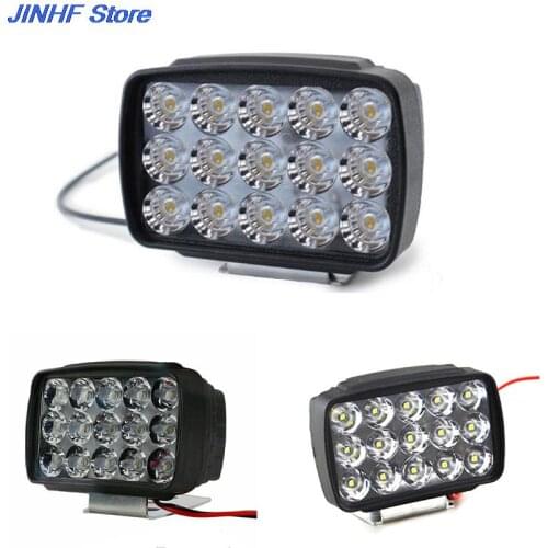 2020 New Motorcycle Headlight Spot Light 15 LED 1500LM for motorcycles Motos ATV UTV Scooter Lighting 12V 1PC