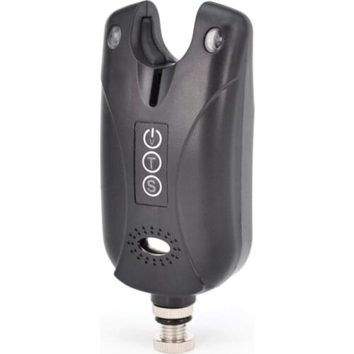 1pc Fishing Bite Alarms Receiver Sound Alert LED Alarm Indicator Adjustable Tone Volume Fishing Throwing Rod Fishing Tools