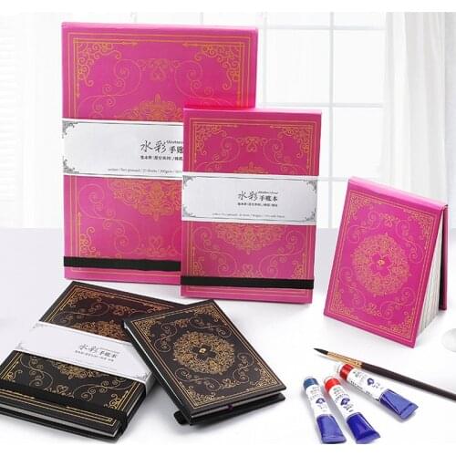 20 sheets 300g Cotton Paper Watercolor book doodle hand drawn Pad Travel Portable SketchBook Painting Book for Art Supplies