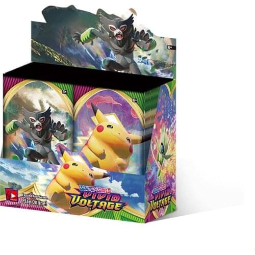 360PCS Pokemon Cards V Vmax Shining Card English Sword Shield Booster Box Collection Trading Game Card For Childer Kids Toy Gift