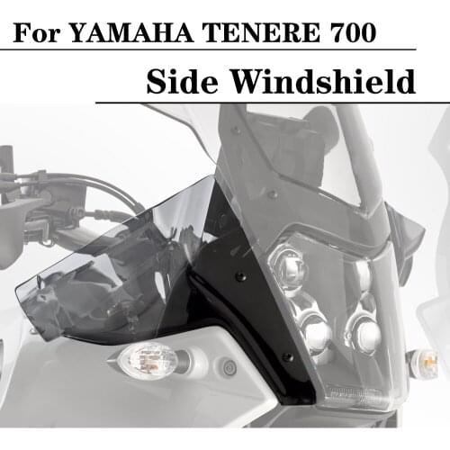 Motorcycle Accessories Side Windshield For YAMAHA TENERE 700 T7 T700 Tenere 700 2019-2020 Side Wind Deflector Upper Deflector