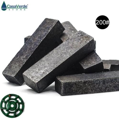 Grit 200# diamond segments for grinding and polishing surface of stone slab