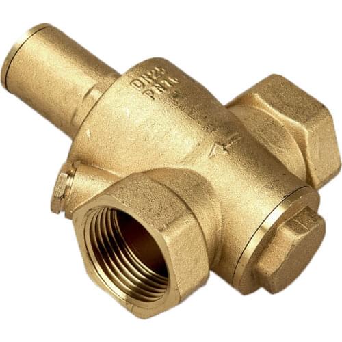 Bronze piston pressure reducing valve Floor tap water pressure regulator project use bronze valve