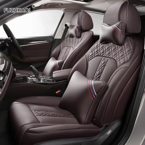 FUZHKAQI Custom Leather car seat cover For Ford Everest Territory Explorer Mustang Ranger Automobiles Seat Covers car seats