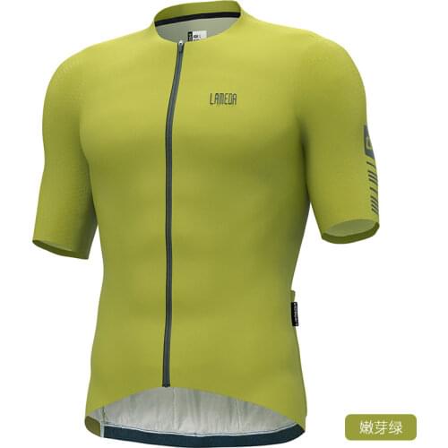 2021 LAMEDA Summer Bike Shirt Mens Cycling Multicolor Jersey Short Sleeve Sportswear Elastic Quick Dry MTB Breathable Cloths