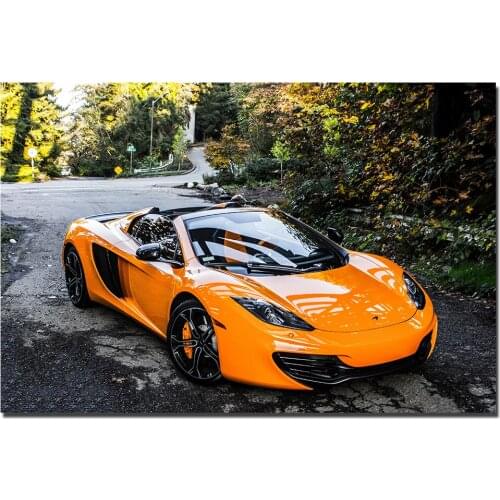 McLaren MP4-12C Super Car Poster Canvas Painting Decoration Wall Art Picture for Living Room