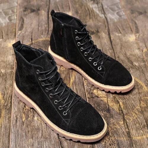 2019 new mens fashion ankle boots winter / autumn mens motorcycle martin boots mens boots snow boots oxford shoes warm shoes