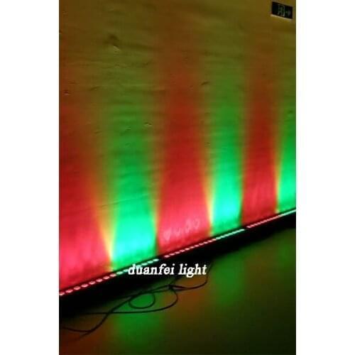 10pcs/lot 18x10w rgbw 4in1 wash wall led bar pixel dot effect coloful wall washer led bar ip20 rgbw