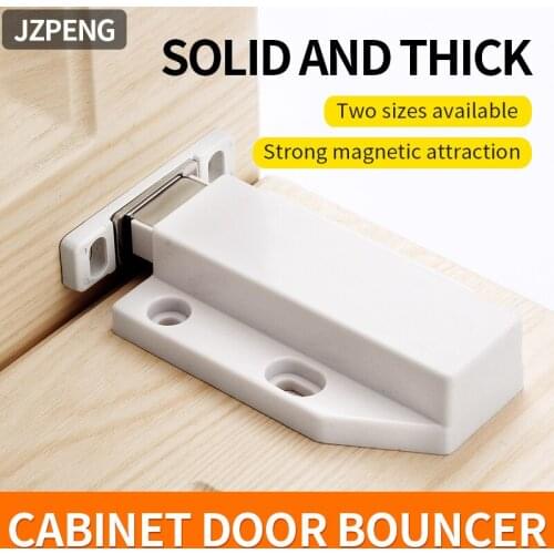 Double-opening push cabinet door rebounder push-type self-elastic device handle-free magnetic invisible concealer door touch bea