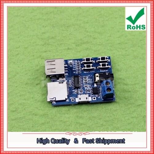 Mp3 lossless decode board TF card U disk MP3 decoder player module comes with amplifier (H6B4)