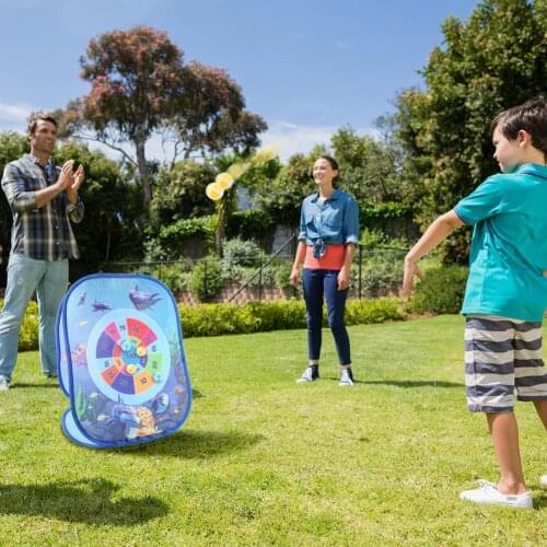 Folding Sandbag Toss Game Tent Portable Training Fun Party Outdoor Fun Sports Toys Interactive For Kids Safe Throwing Game Set