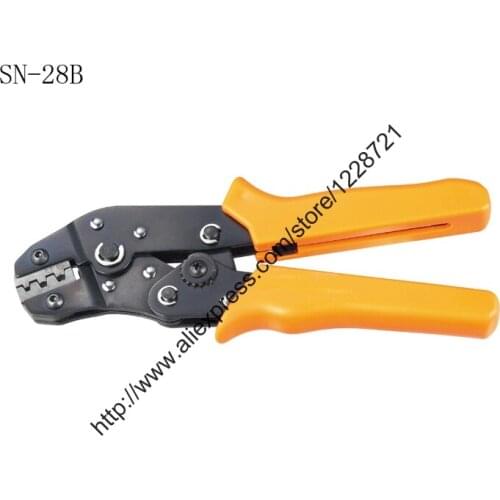 SN-28B Pin Crimping Tool 2.54mm 3.96mm 28-18AWG Crimper 0.3-1.0mm2 For Dupont molex crimping tool