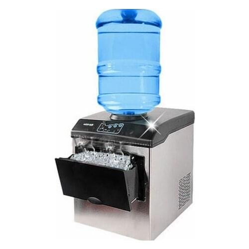High Quality 220V 25KG/24h Commercial ice cube maker machine Bullet round ice block making machine db