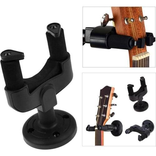 1 Pcs Guitar Hanger Hook Holder Wall Mount Stand Rack Bracket Display Guitar Bass Screws Accessories