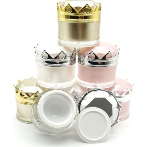 10pcs 5g/10g/15g Plastic Refillable Sample bottles Travel Face Cream Lotion Cosmetic Container Empty Makeup Jar Pot