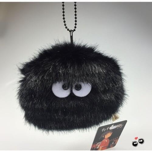 10/Lot My Neighbor Totoro Dust Soot 13X10CM Coin Bag Stuffed Animal Dolls Soft Plush Figure