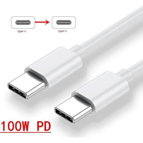 100W PD USB C Type C Charge Cable Fast Quick Super Charger for Huawei P30 pro OnePlus 8 8T 6 7 7T pro Samsung Galaxy S20 Ultra