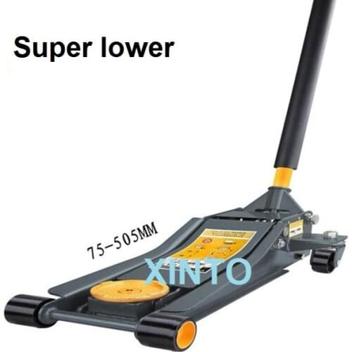 3Ton Super lower hydraulic floor lifting car jack for car repairing, auto lower wheel jack stand support