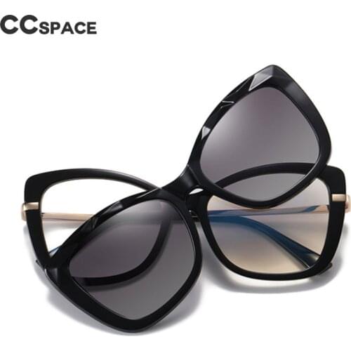 48337 Anti Blue Light Glasses Frames Polarized Sunglasses Clip Men Women Multifunctional TR90 Fashion Computer Eyeglasses