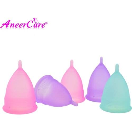 50pcs menstrual cup copa menstrual de silicona medica coppetta mestruale period cup kubeczek menstruacyjny copita menstrual