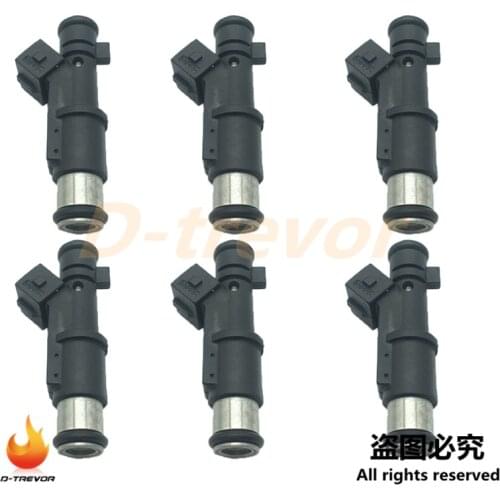6Pcs OEM 01F003A Fuel Injector nozzle For Peugeot 206 307 406 407 607 806 807 Expert Citroen 1984E2 348004 75116328 0280156328