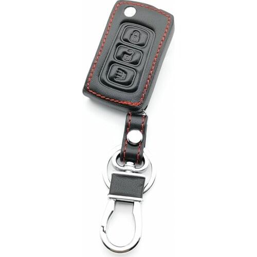 99% Praise Genuine Leather Car Key Fob Cover for GREAT WALL HAVAL HOVER H3 HAVAL H5 Case Key Wallet Chain Auto Accessorie