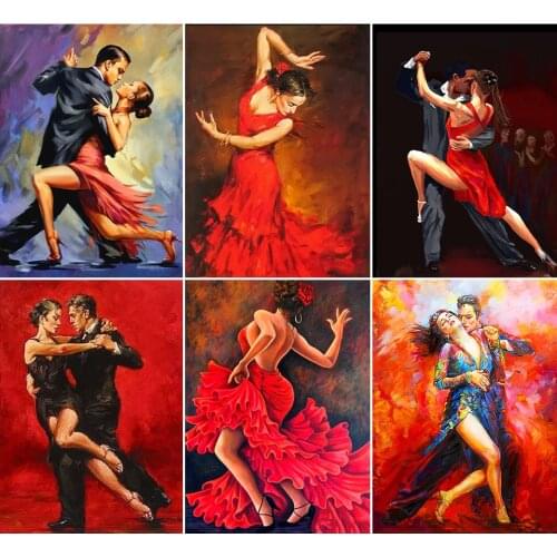 DIY 5D Diamond Painting Ballet Cross Stitch Kit Full Drill Square Embroidery Mosaic Art Picture of Rhinestones Crafts Decor Sale