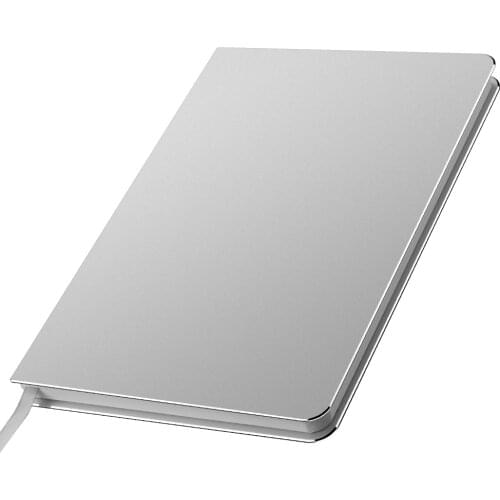 Aluminum Notebook Metal Journal Notebook Hardcover, Delicate and Stylish, for Office and Daily Memo