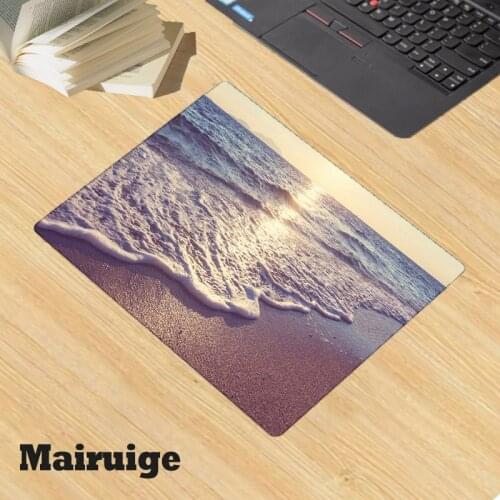 Mairuige Sea Flower Pattern Gaming Accessories Waterproof Non-slip Rubber Small Mouse Pad Desk Mat Learning Gaming Mouse Pad
