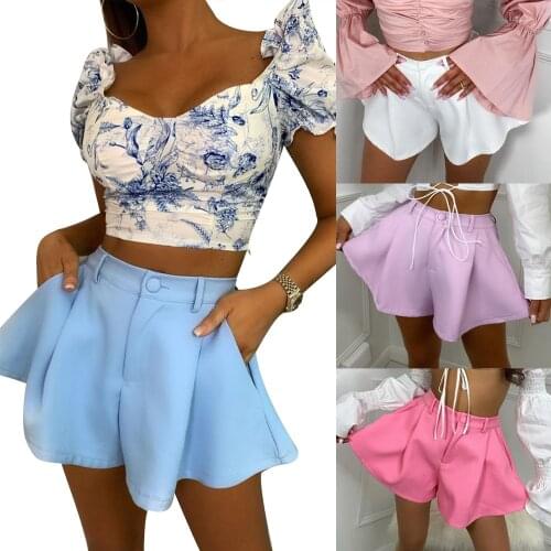 Женские шорты с высокой талией Lefyira China At AliExpress