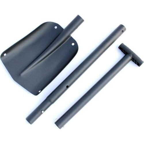 Aluminum oxide telescopic snow shovel car multi-function deicing shovel portable removable snow shovel home cleaning tool