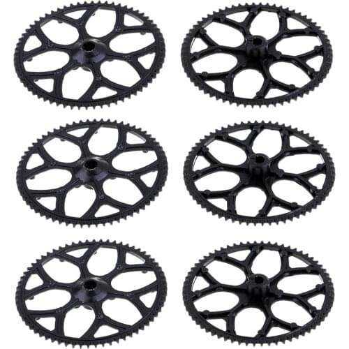 MagiDeal 6 Pieces RC Helicopter Heli Main Gear for WLtoys V966 XK K110 V911S